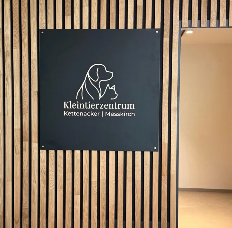 Logo Kleintierzentrum Kettenacker Eingangsbereich